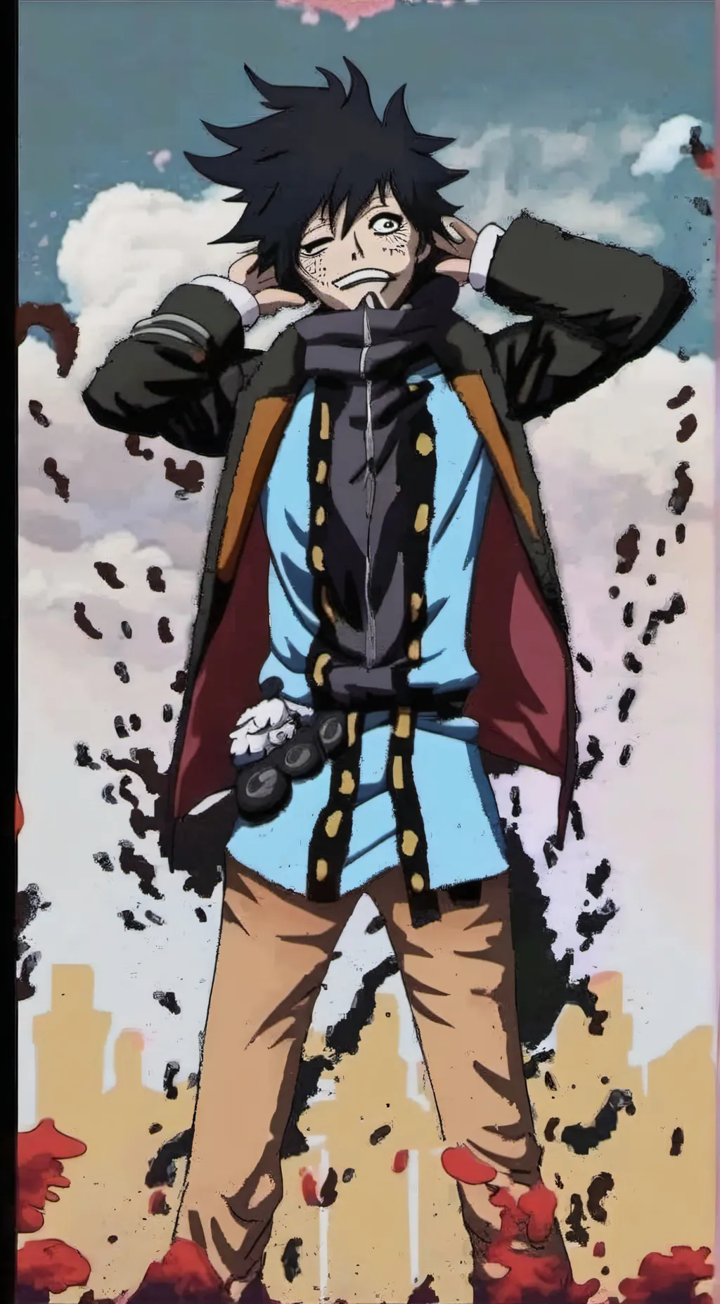 ai character: Dabi background
