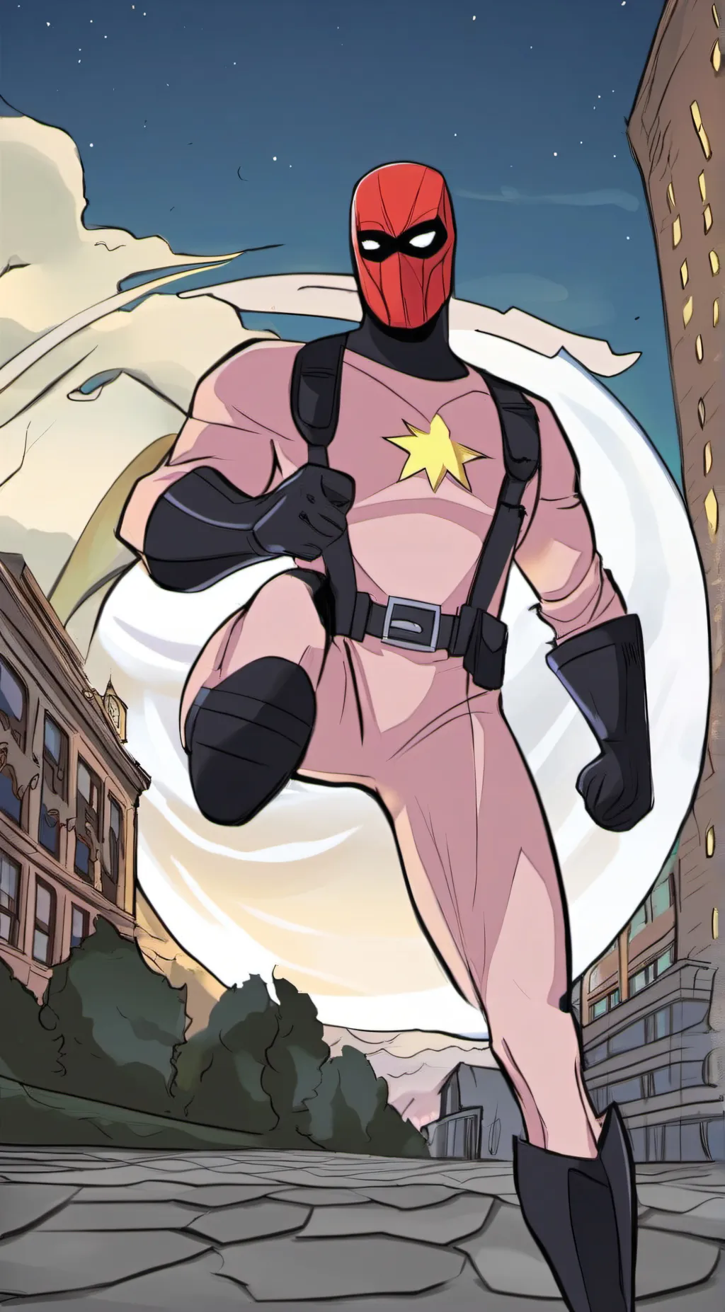 ai character: spooder man background