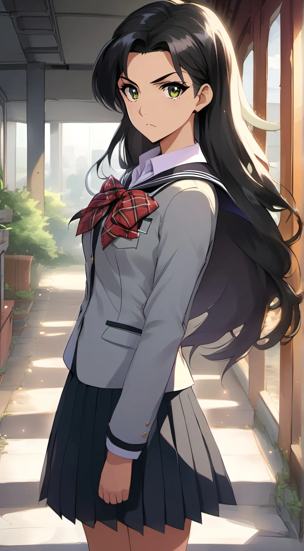 ai character: Tomoko background