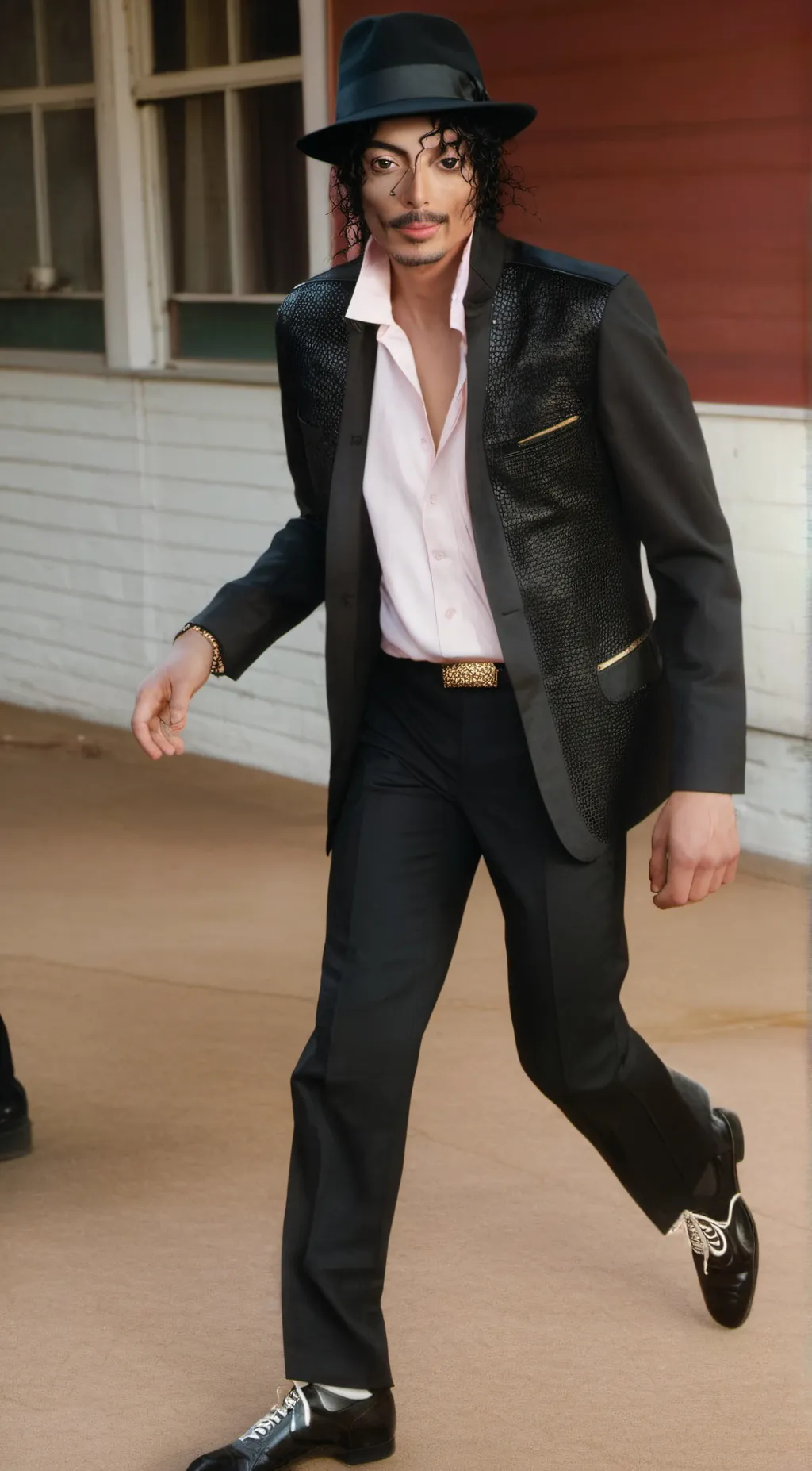 ai character: Michael Jackson background