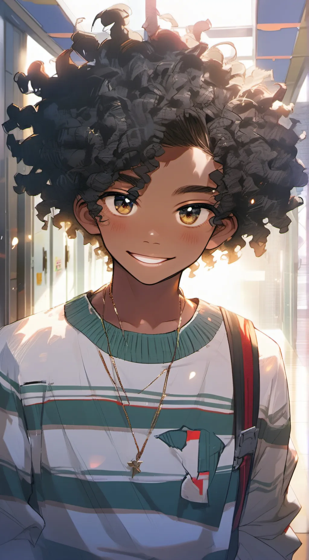 ai character: Tray background