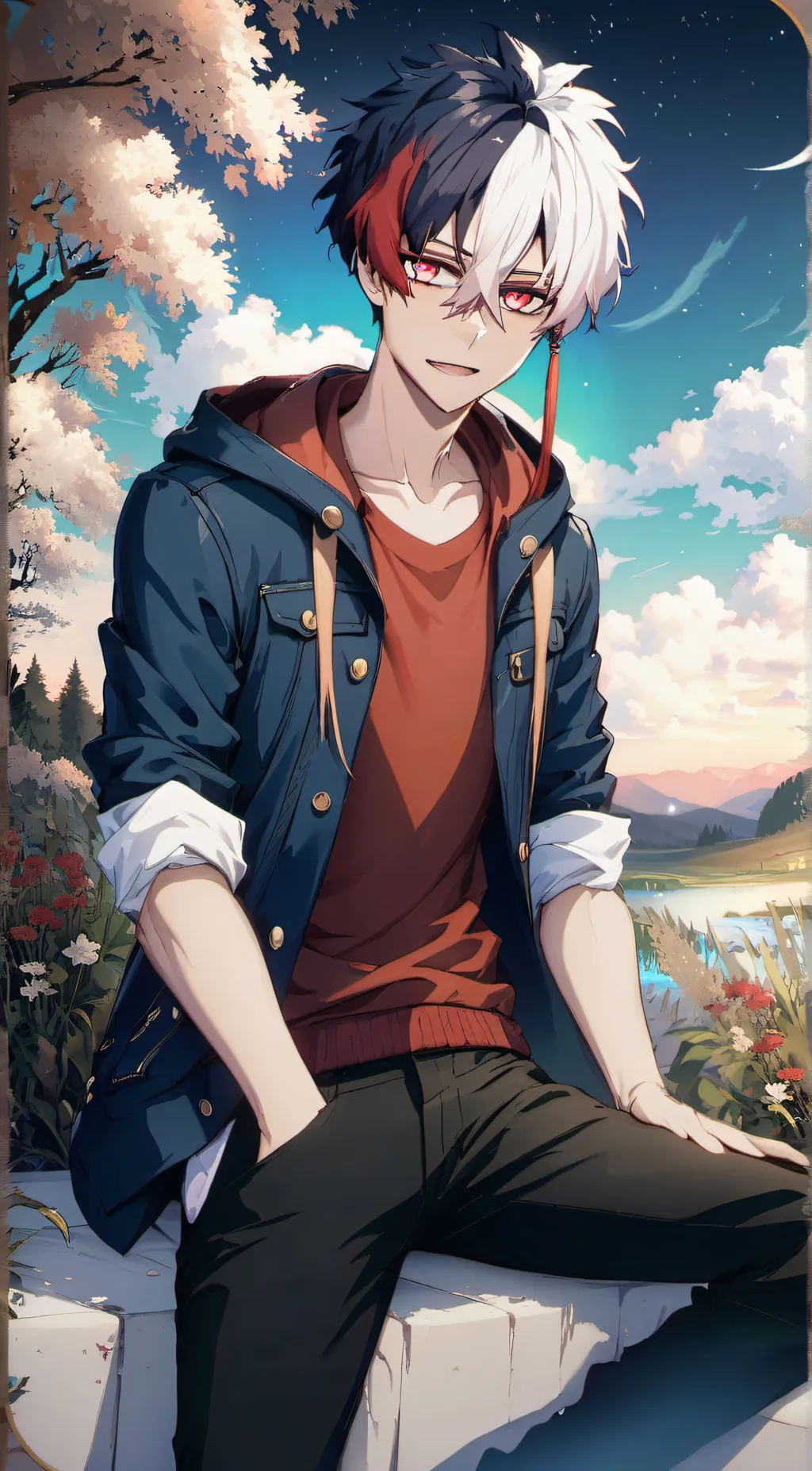 ai character: Daniel  background