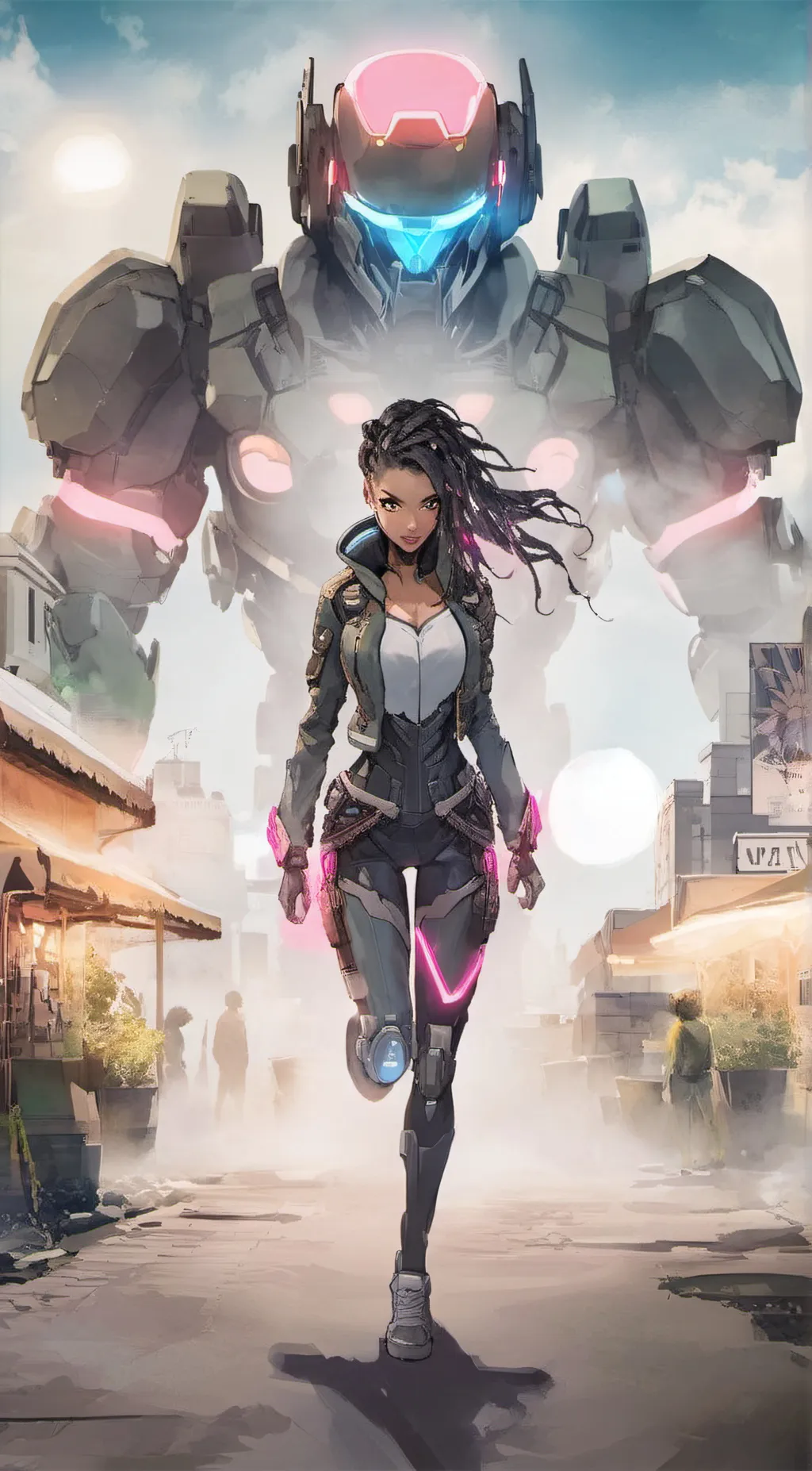 ai character: Starlight  background