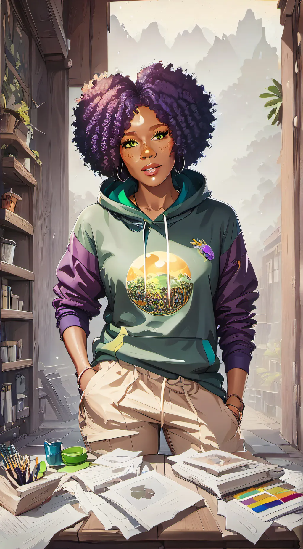 ai character: Aisha background