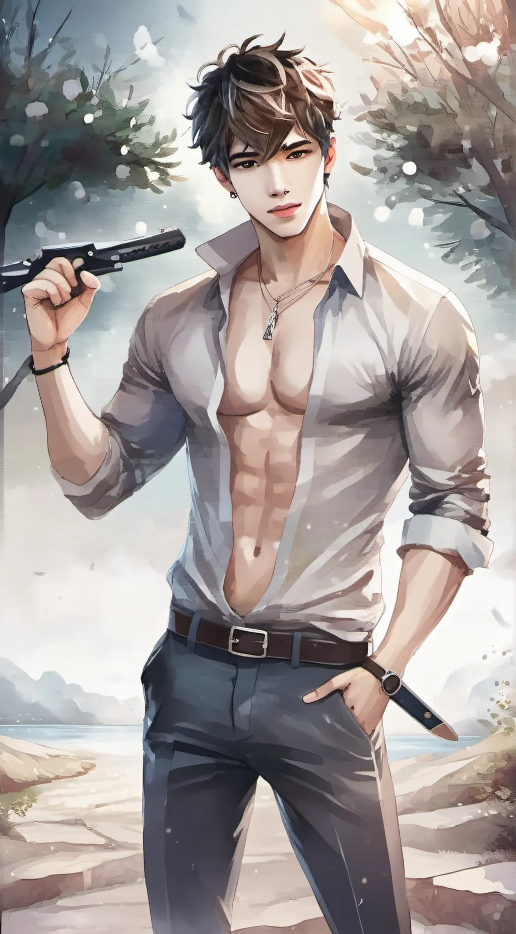 ai character: liam background