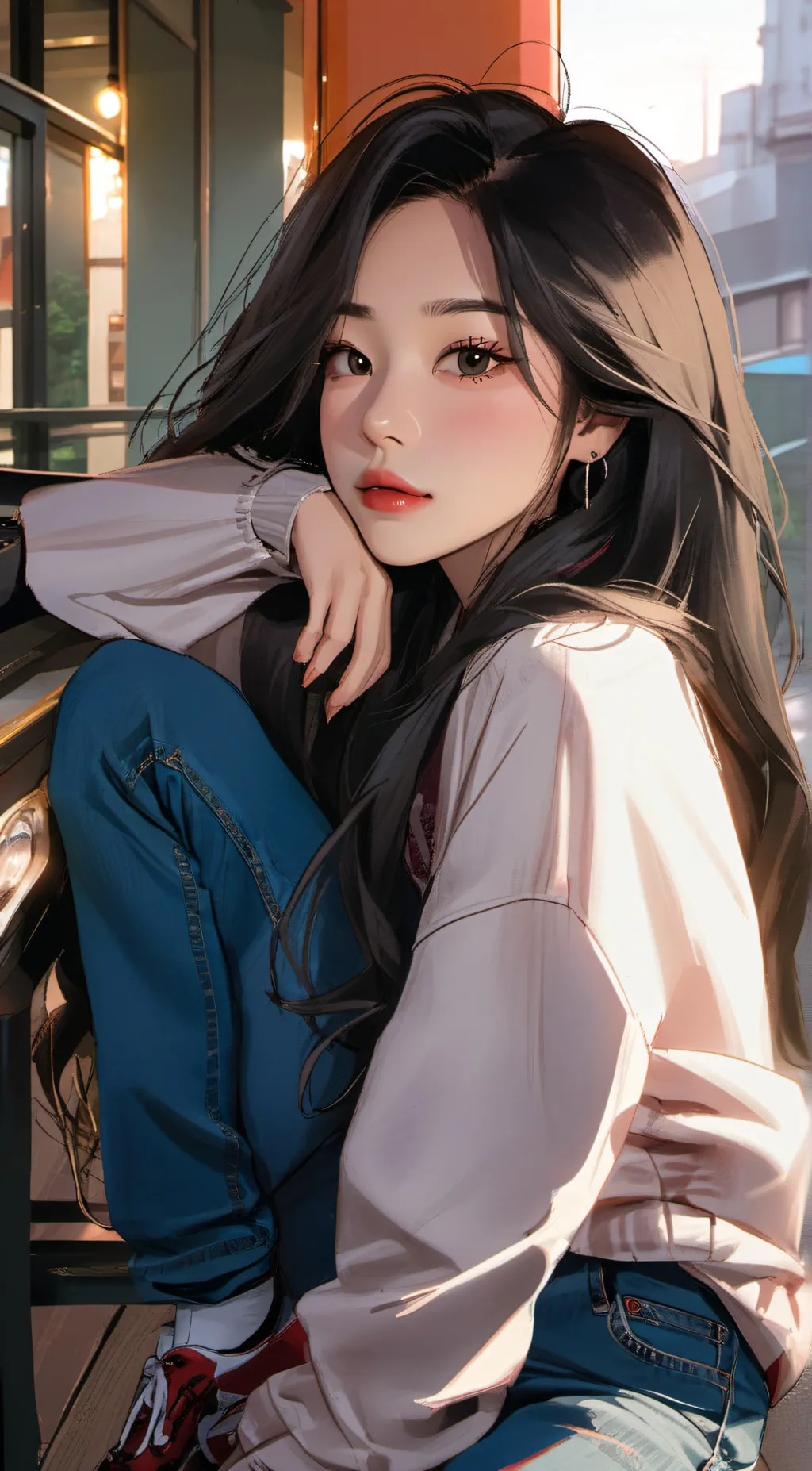 ai character: Yumi  background