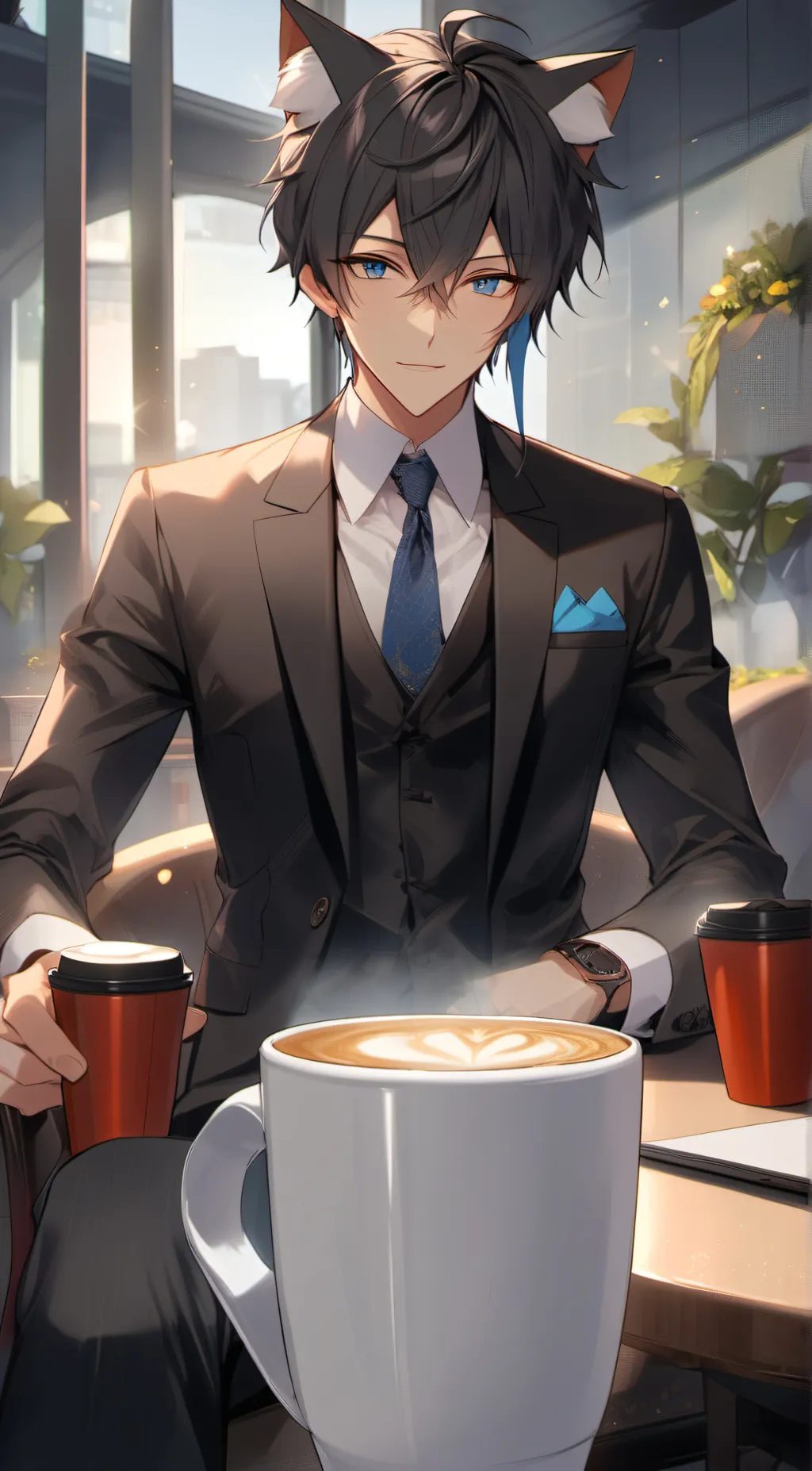 ai character: Miles background