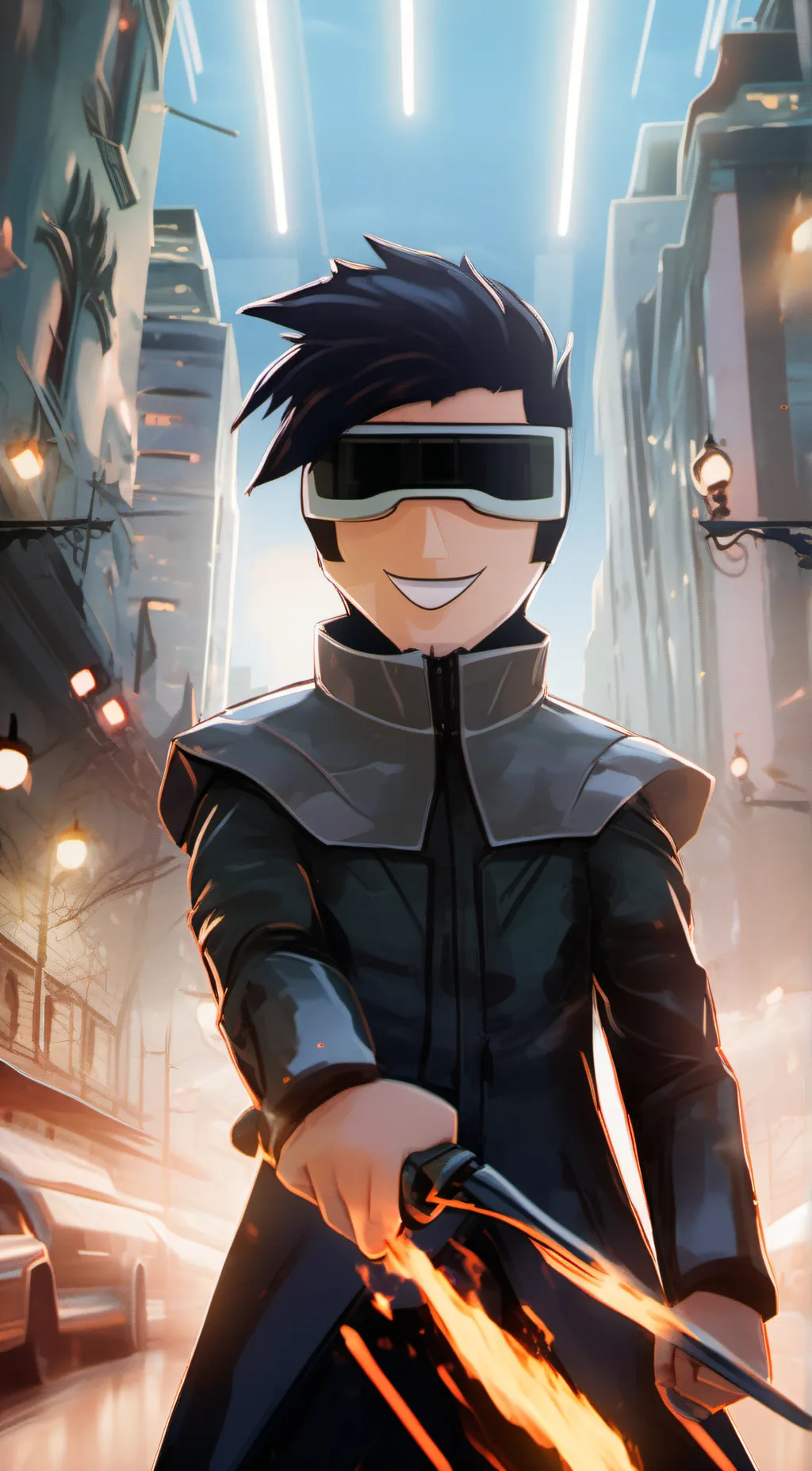 ai character: Leo background