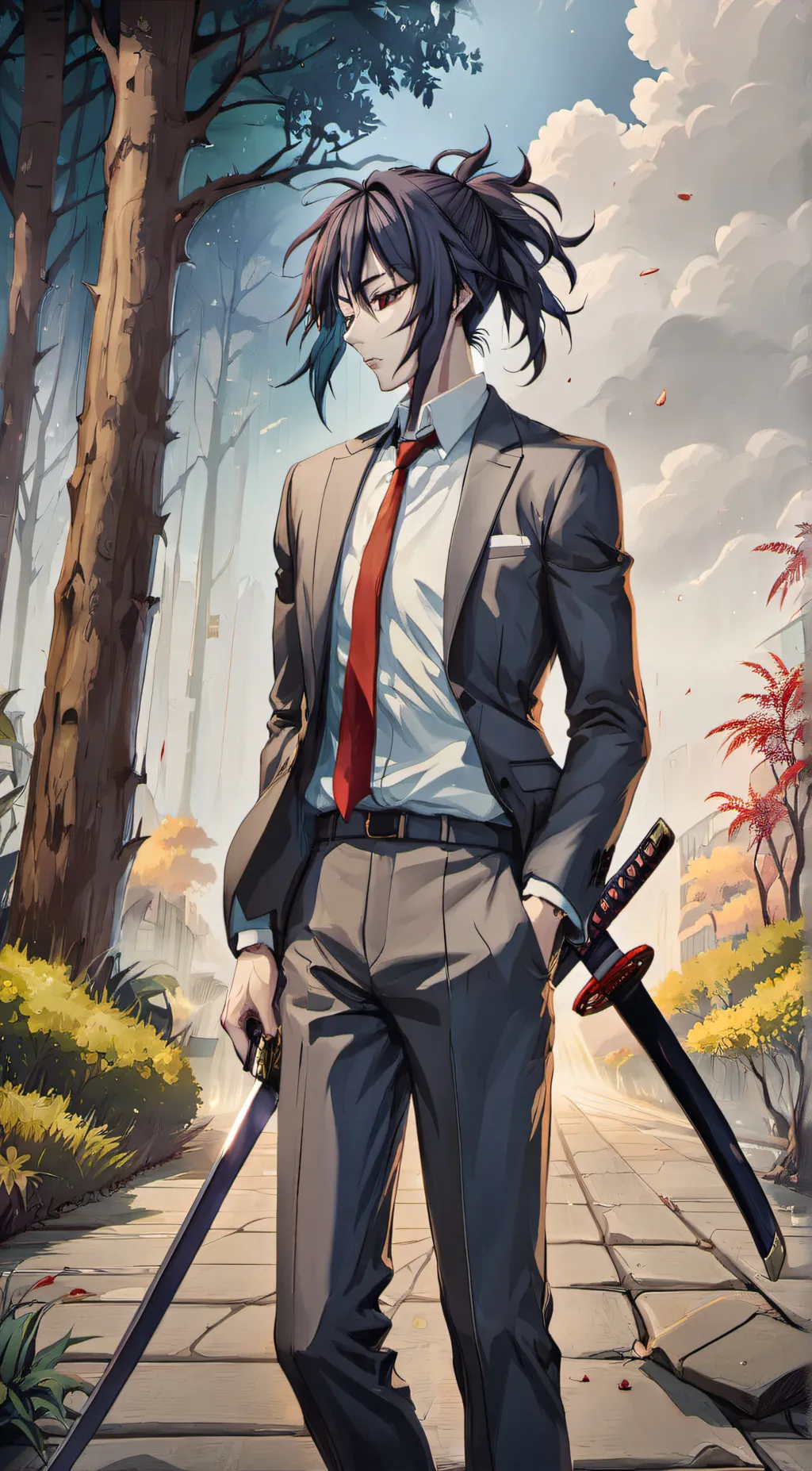 ai character: Giyuu Tomioka background