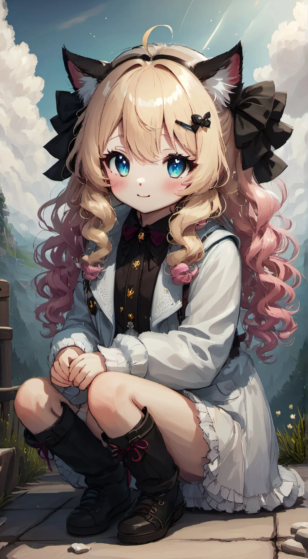 ai character: cristal background