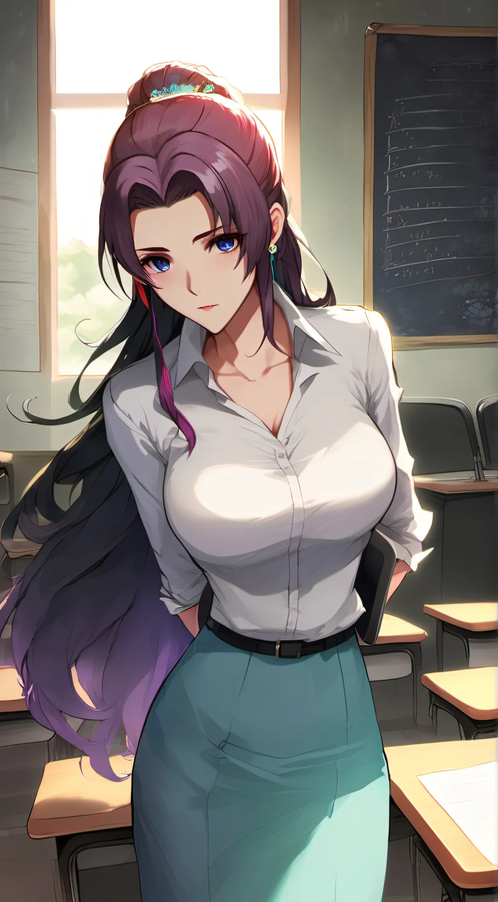 ai character: Lily background