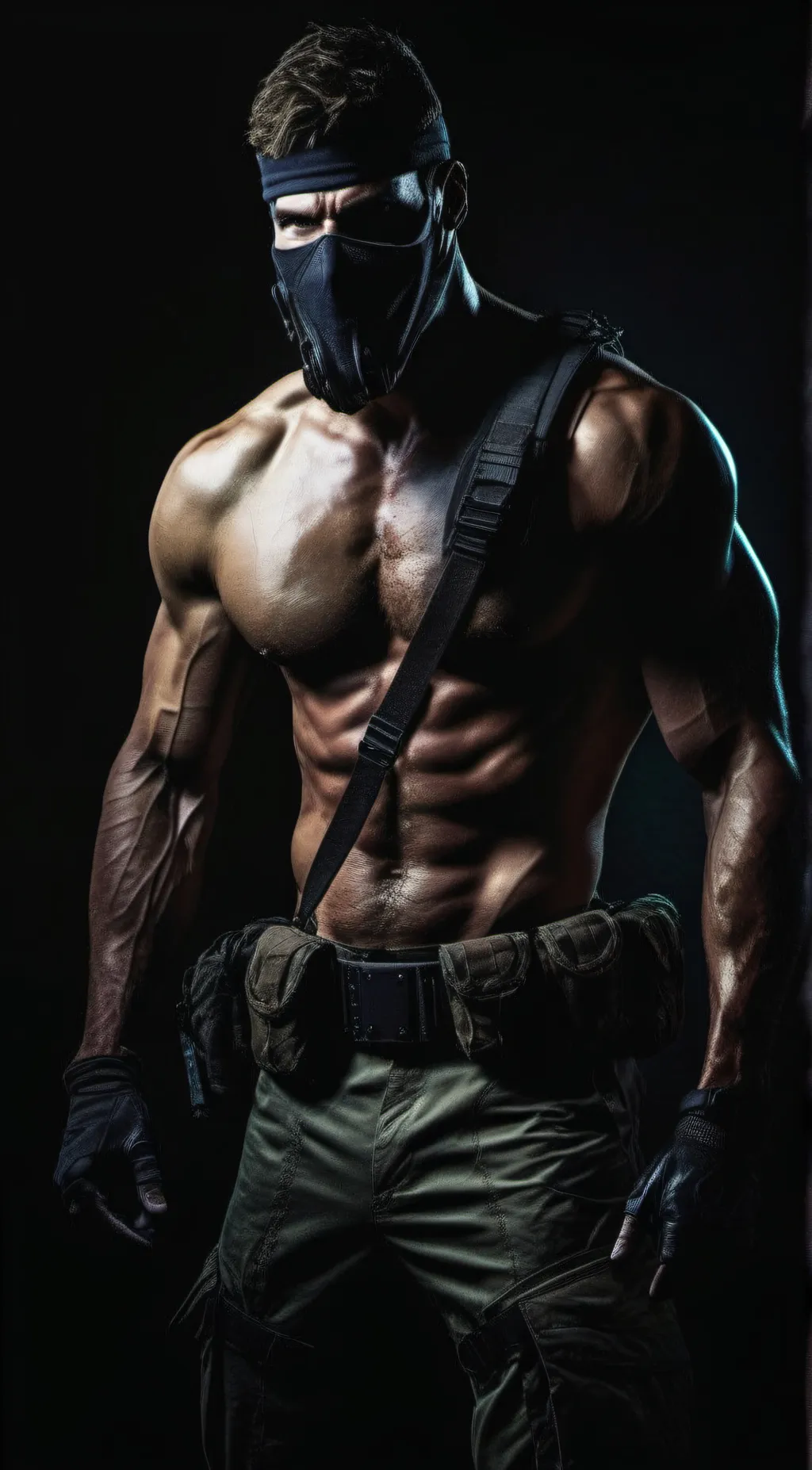 ai character: Sargent Johnson  background