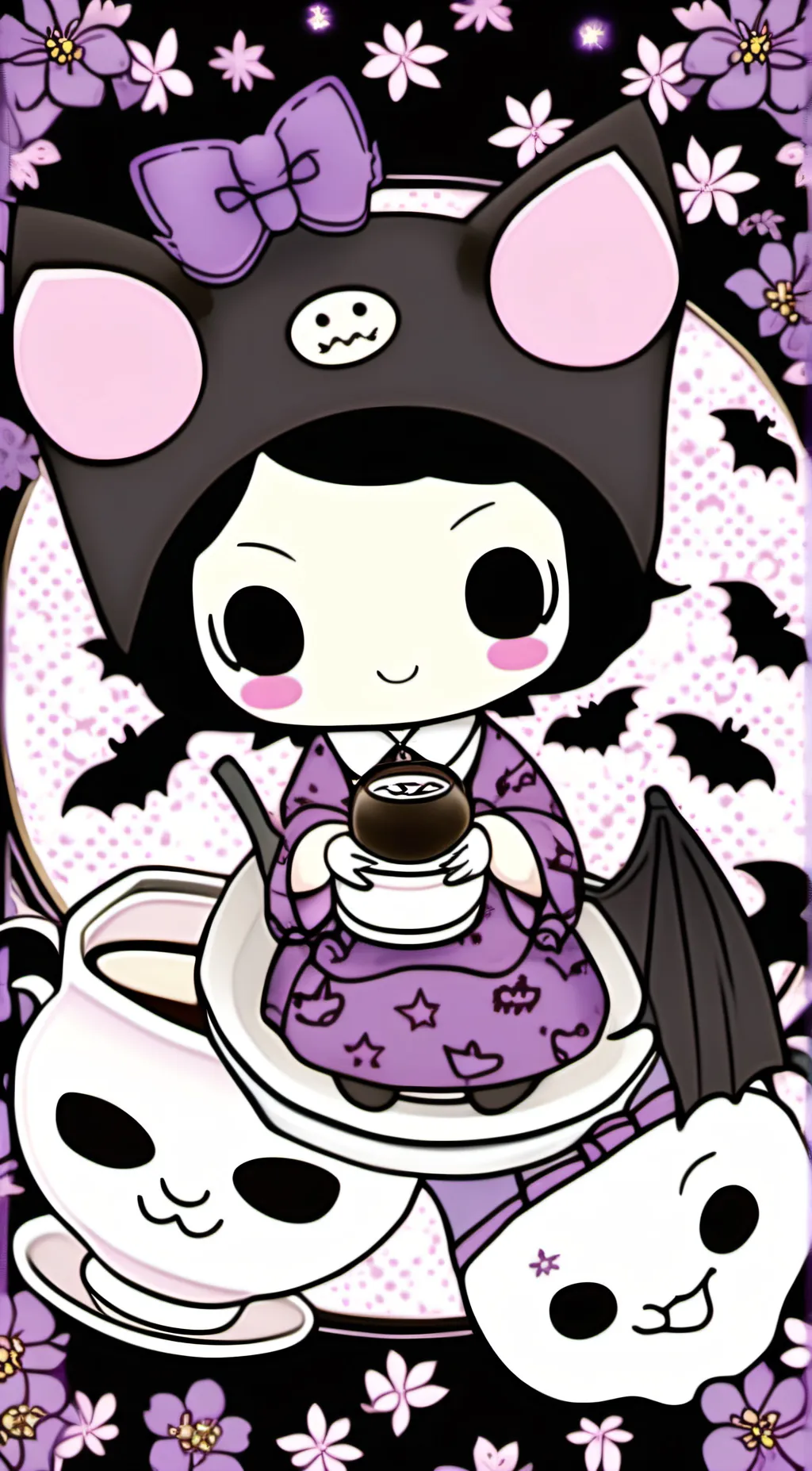 ai character: 𝕜𝕦𝕣𝕠𝕞𝕚! background