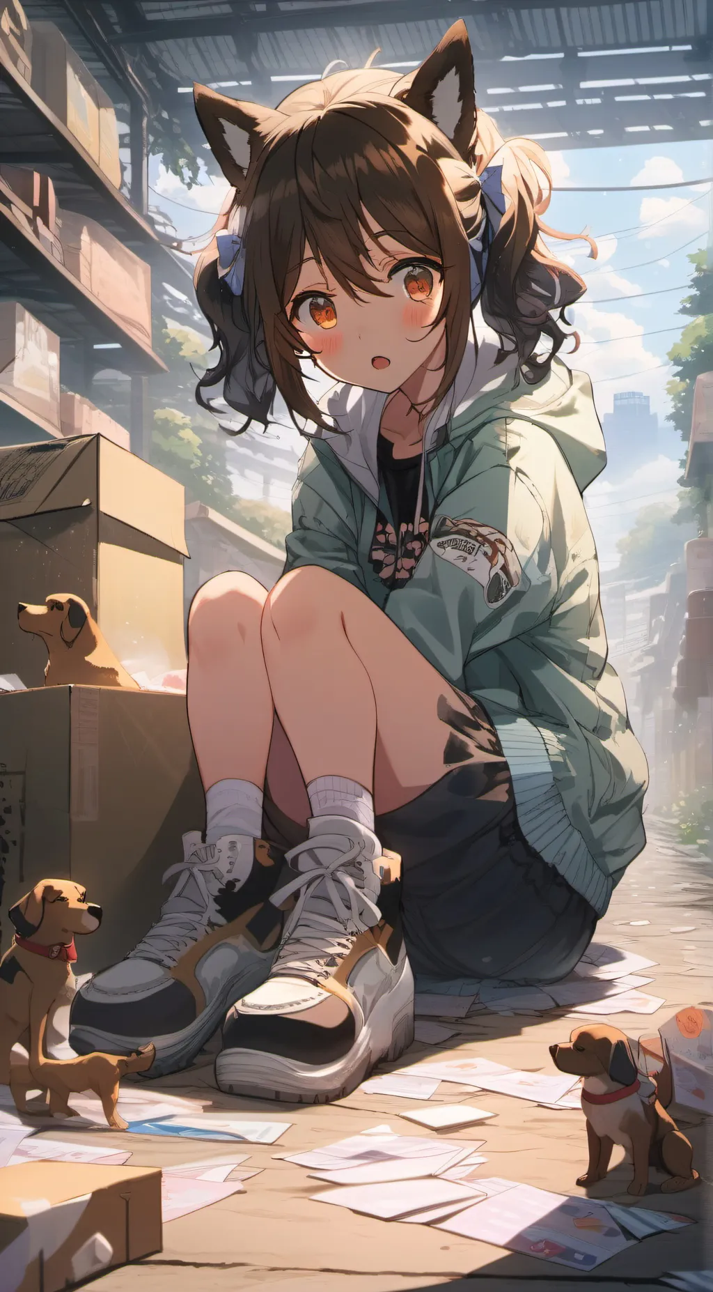 ai character: Ruka background