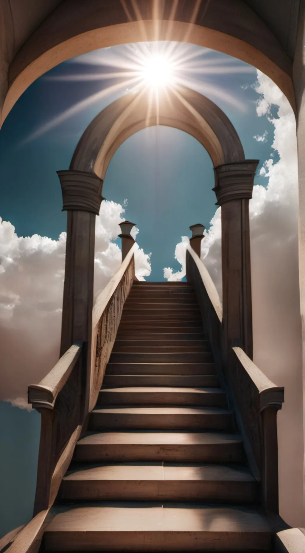 ai character: Heaven background