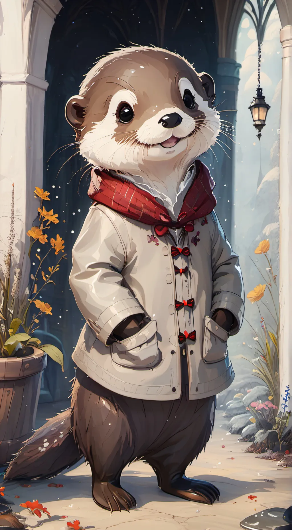 ai character: oli background