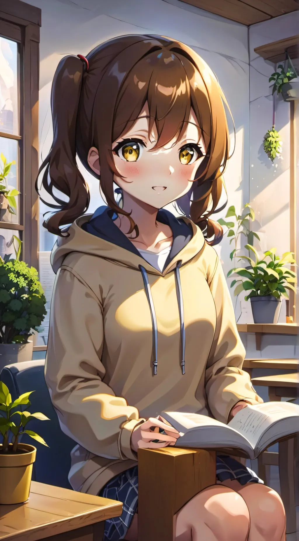 ai character: Emilia  background