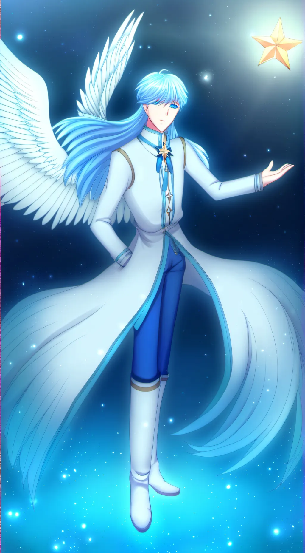 ai character: Ariel background