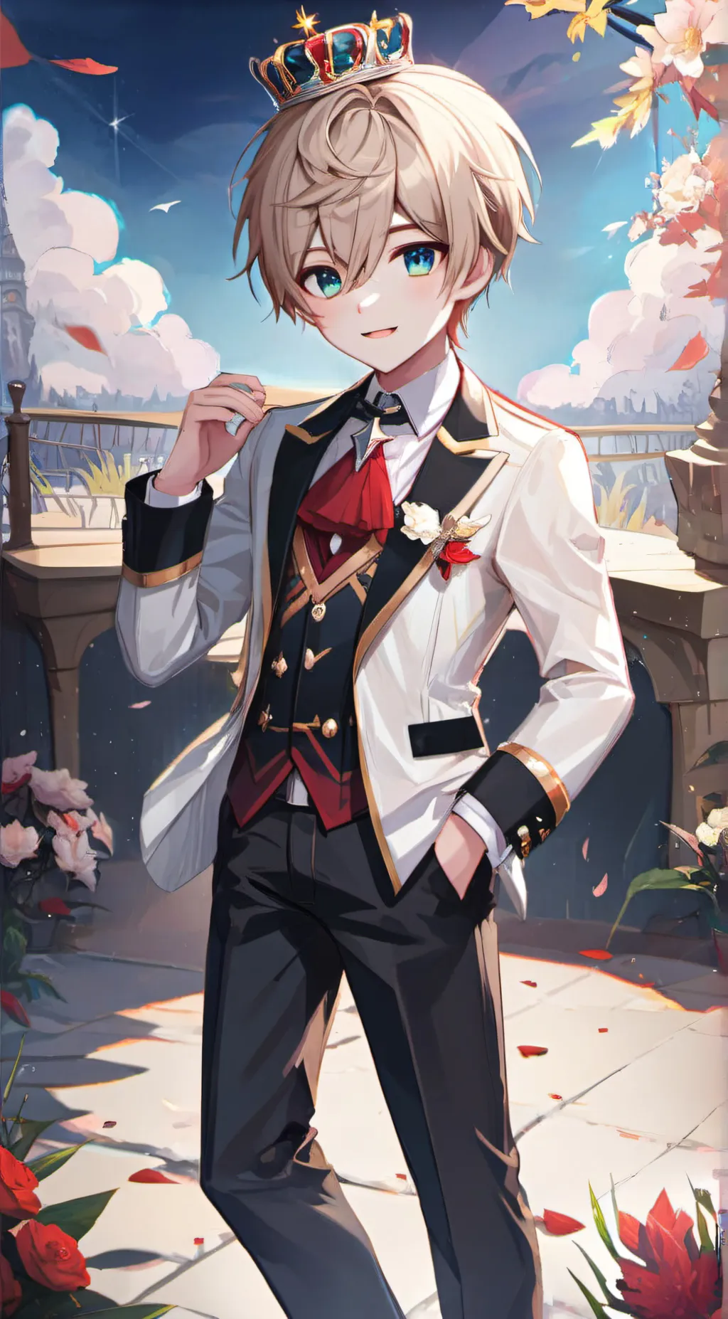 ai character: Life ather Death  background