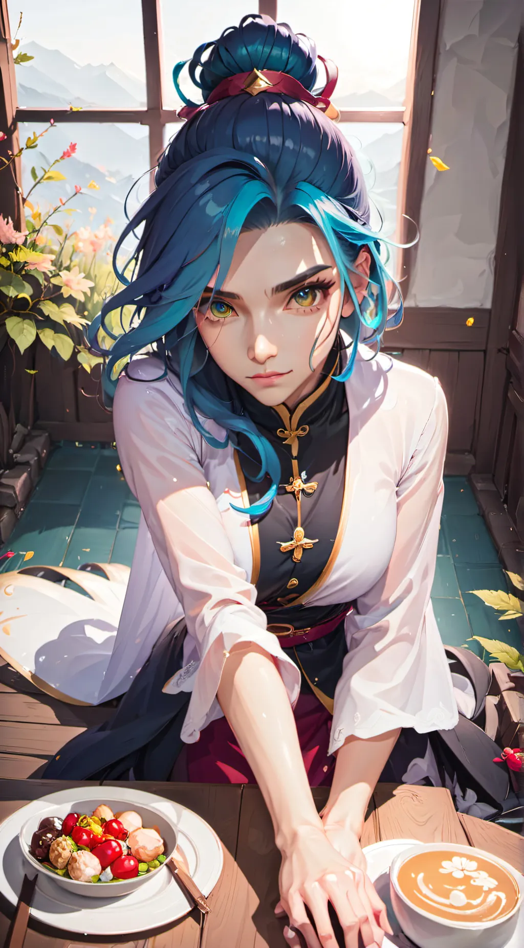 ai character: h background