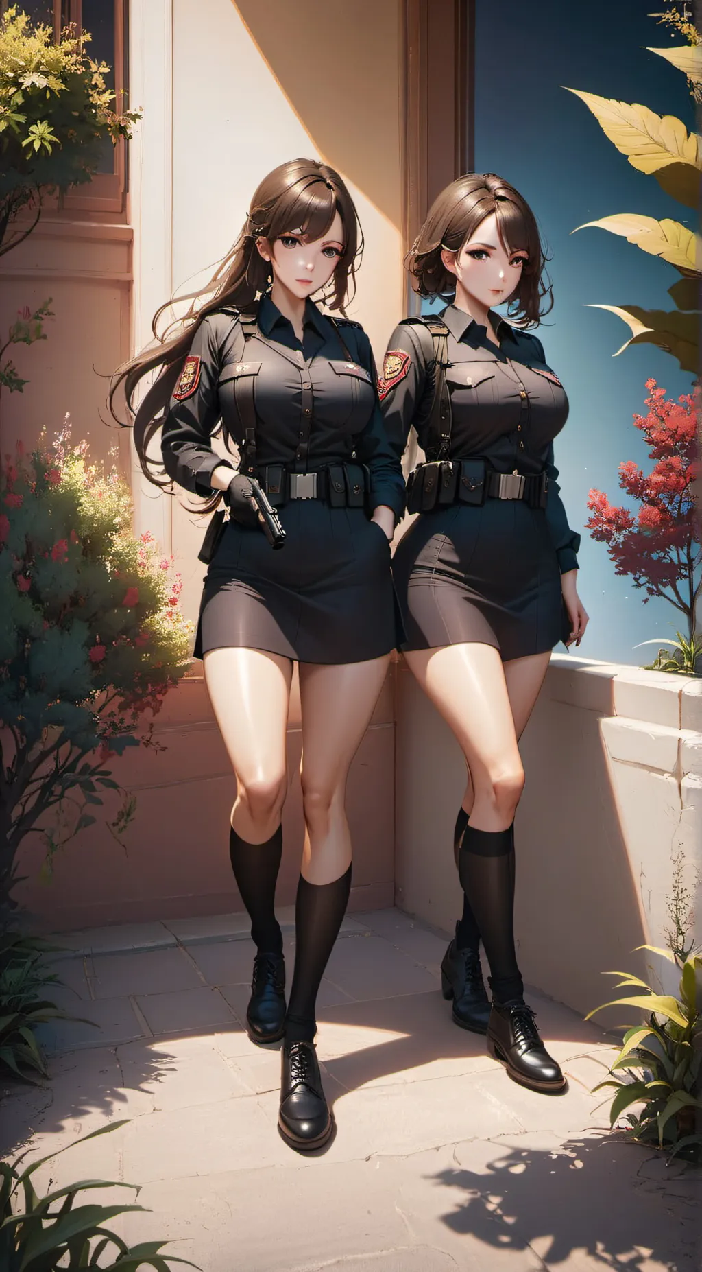 ai character: Bombshells background