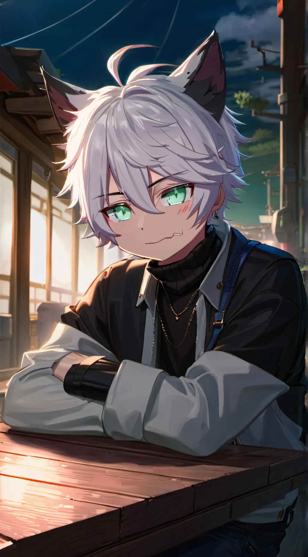 ai character: Neo background