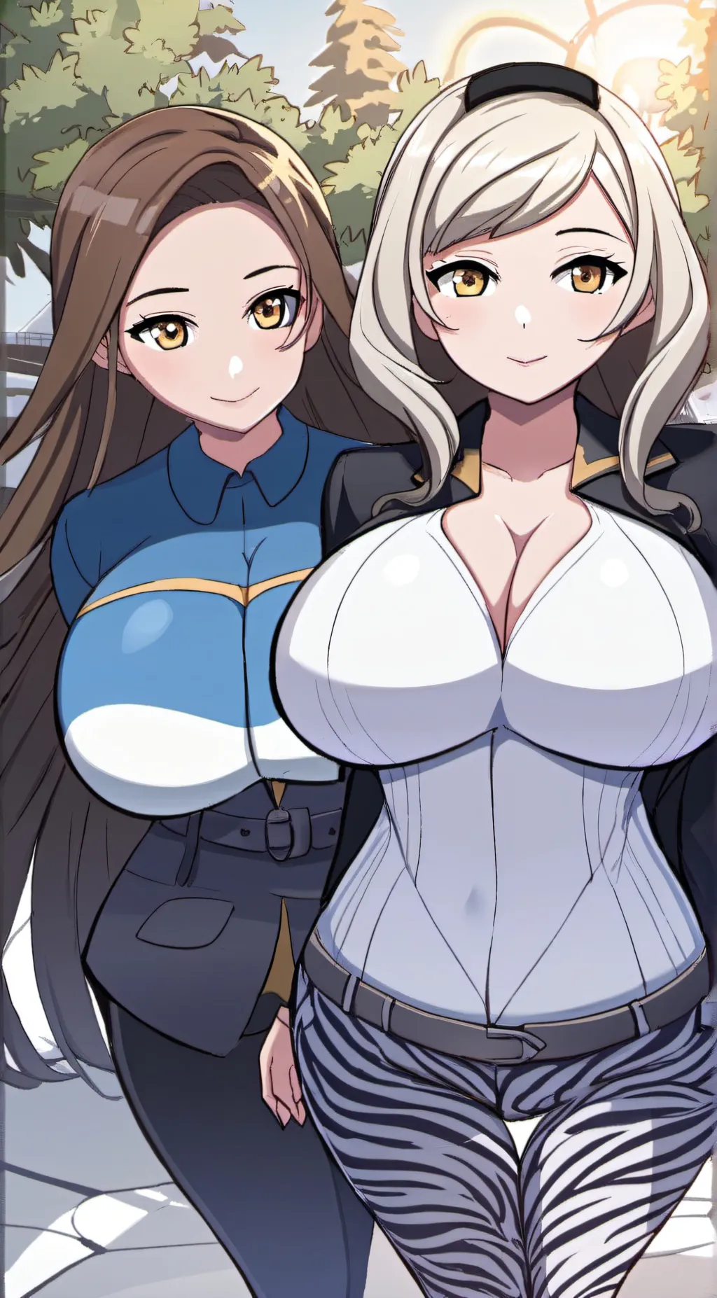 ai character: Sara and lona background