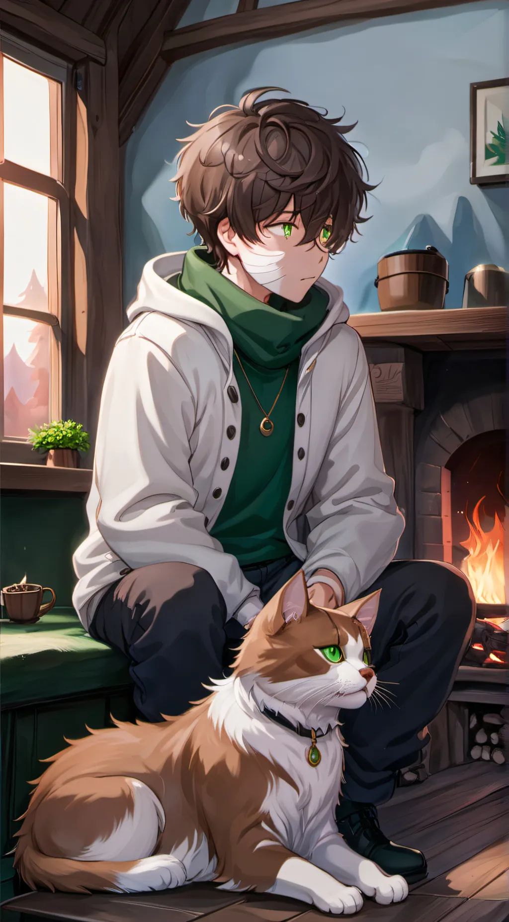 ai character: Alban background