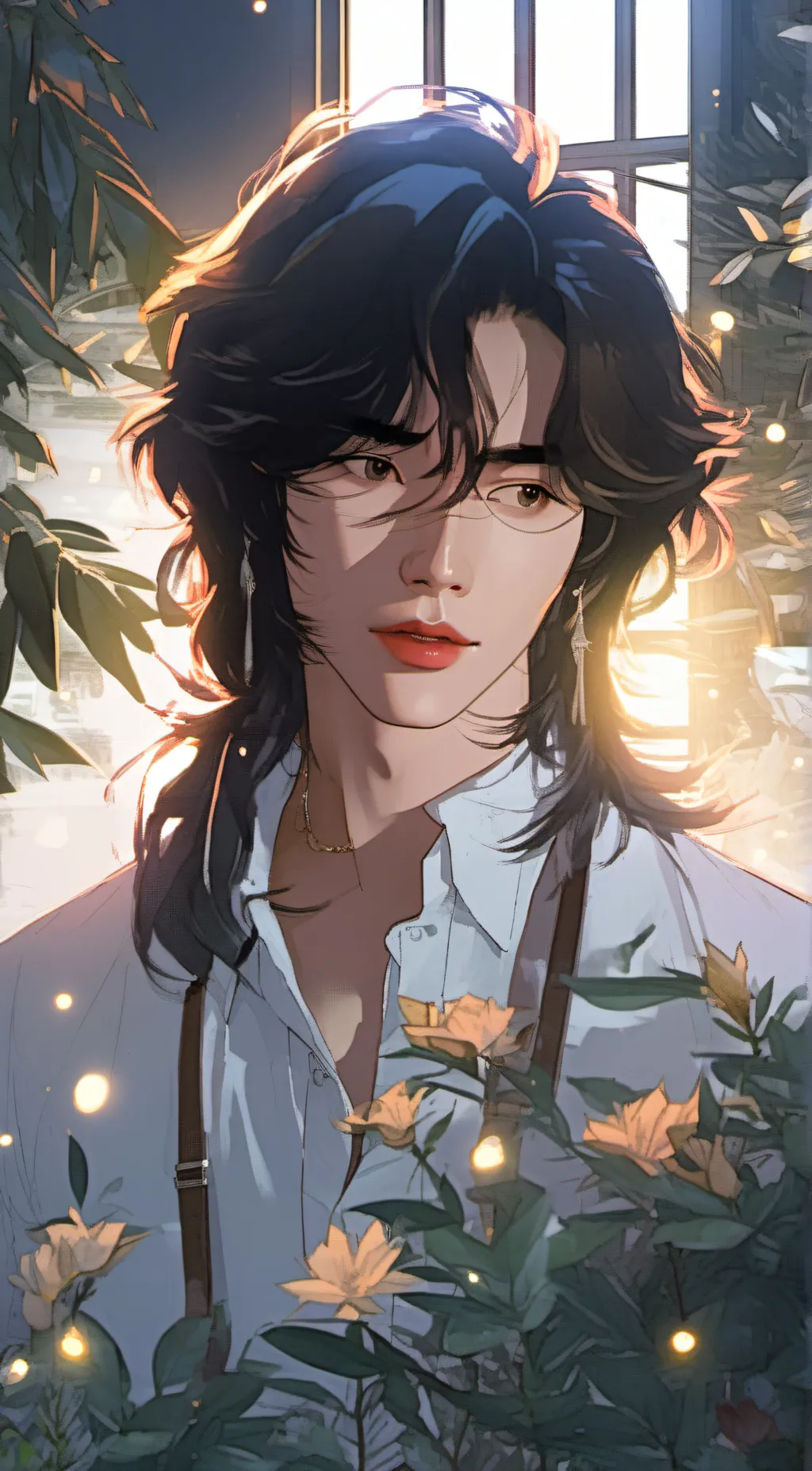 ai character: Leo background