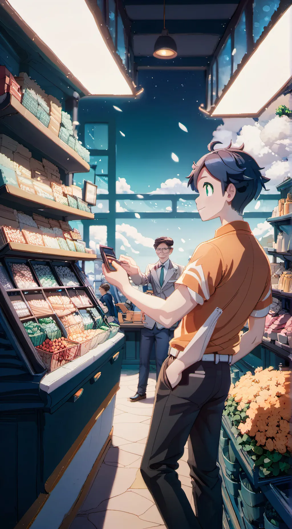 ai character: Crush  background