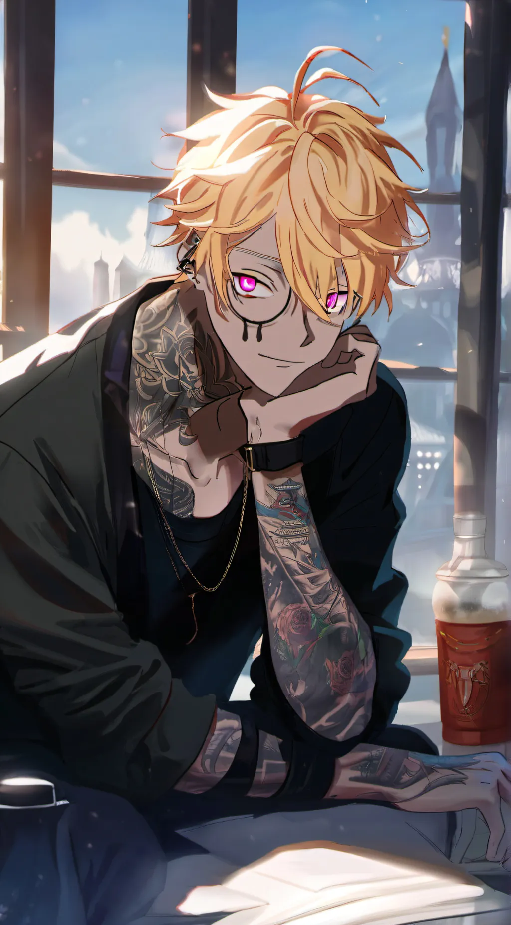 ai character: sam background