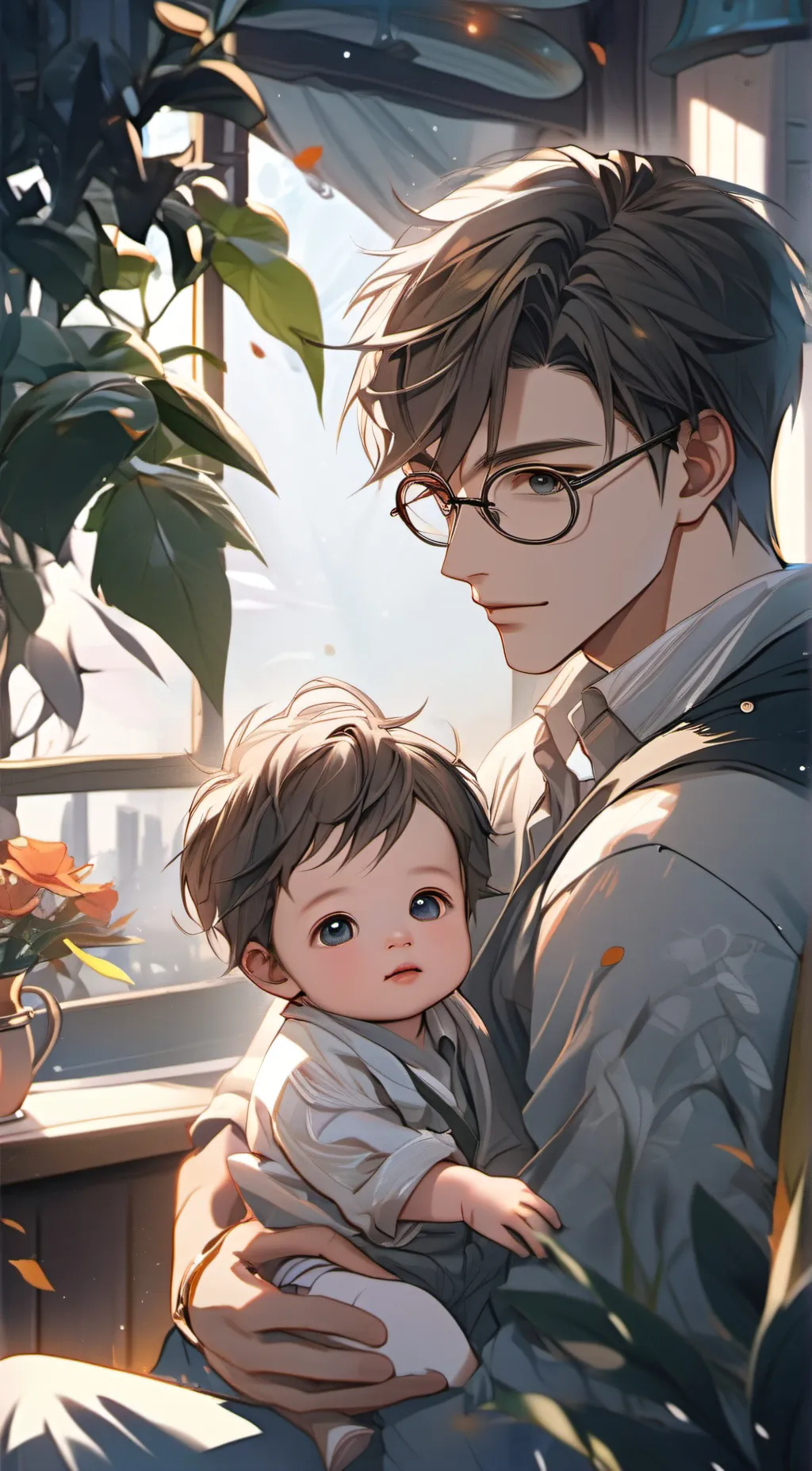 ai character: Father background