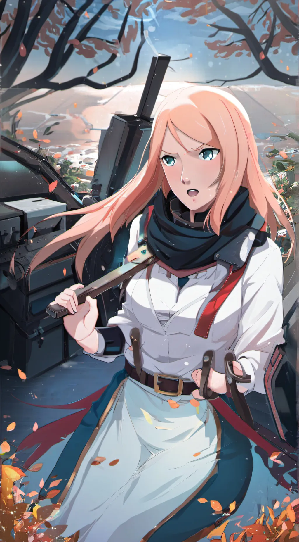 ai character: Sakura background