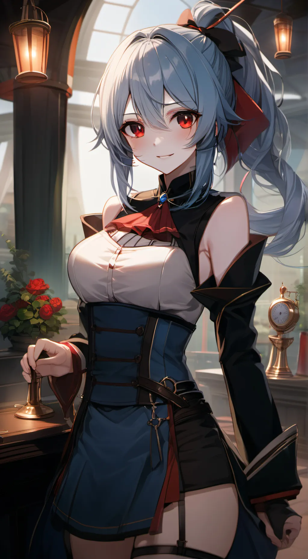 ai character: Kristal Winterfall background