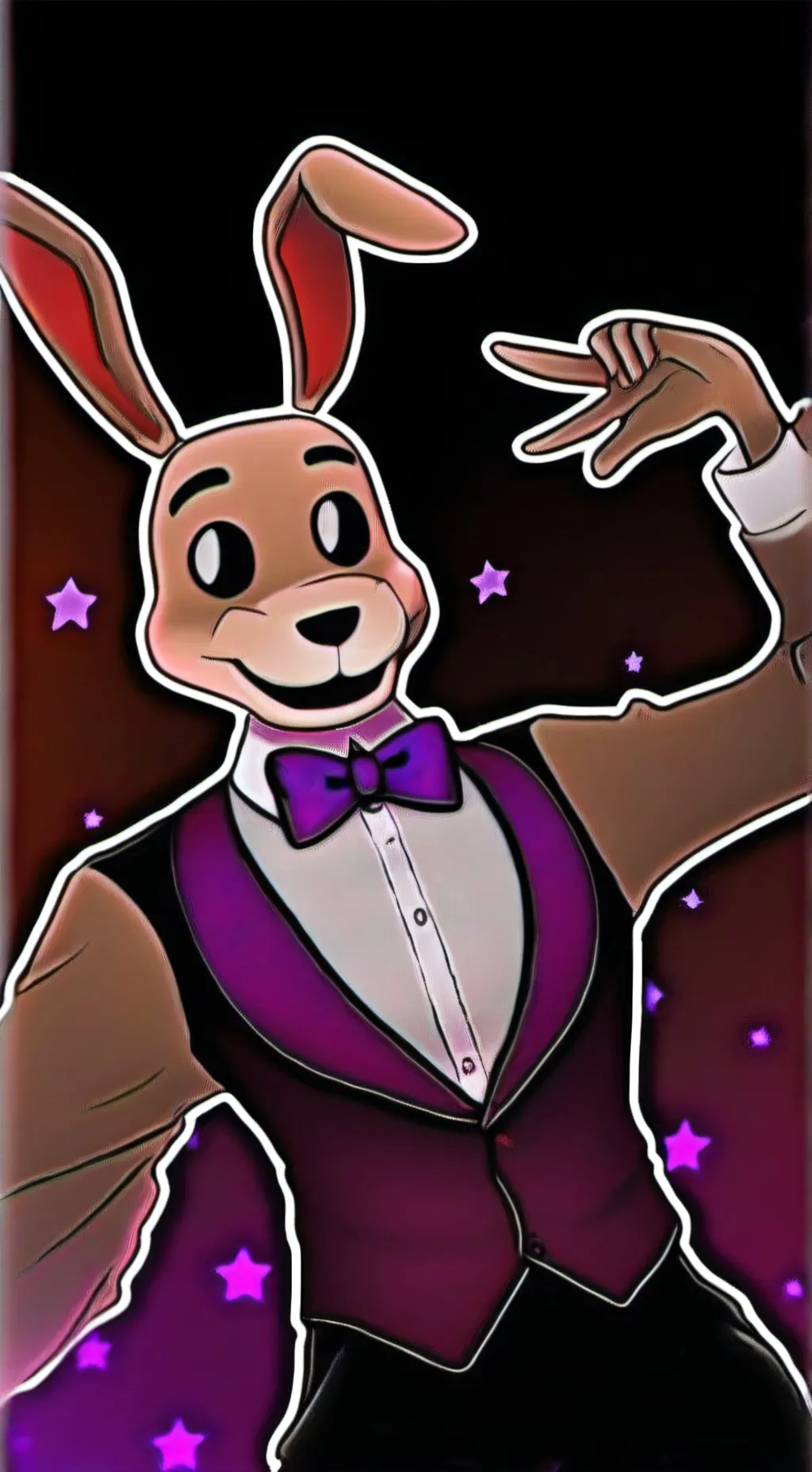 ai character: ♡ Glitchtrap ♡ background