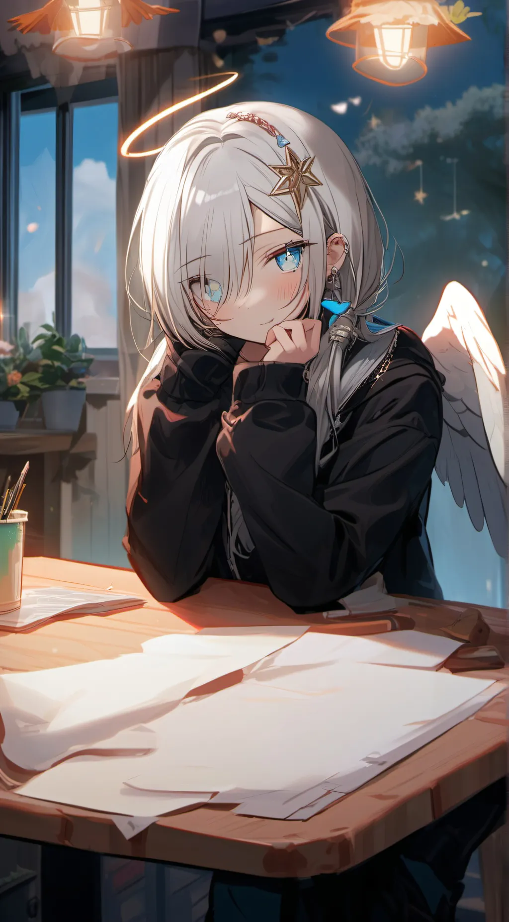 ai character: Ari background