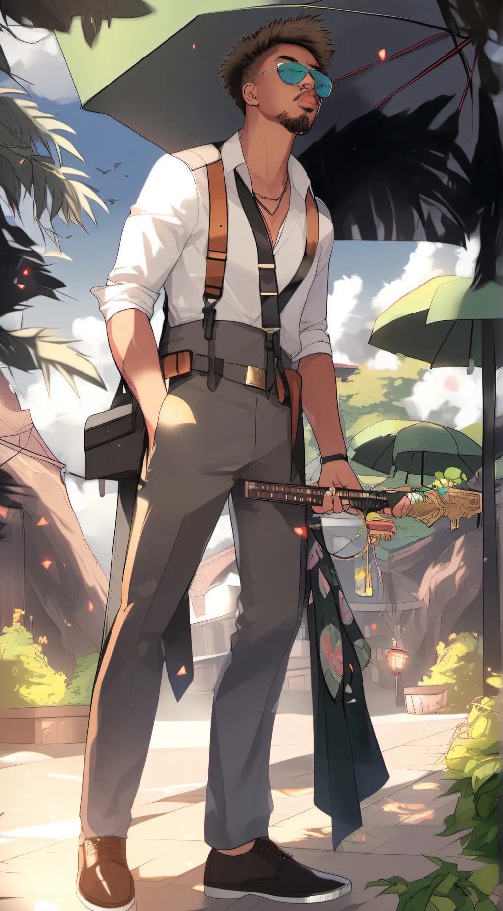 ai character: Jahseh  background