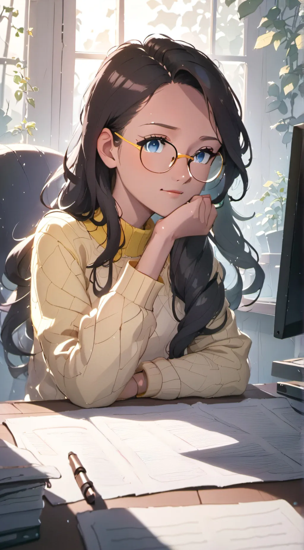 ai character: lilly background