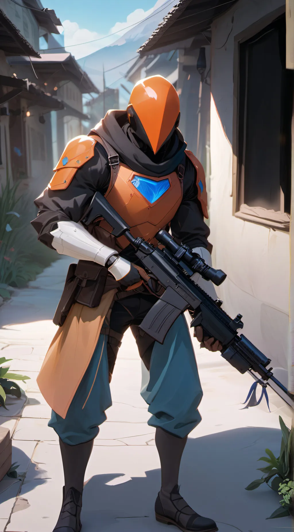 ai character: Mack background