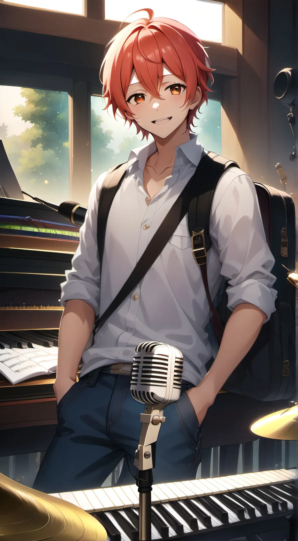 ai character: Ren background