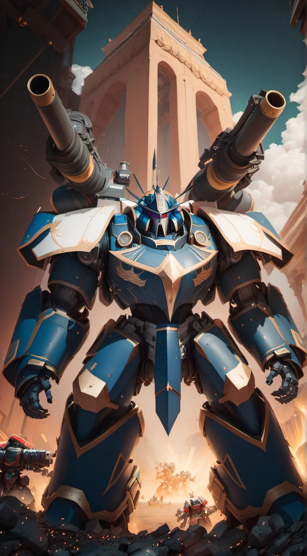 ai character: imperial titan  background