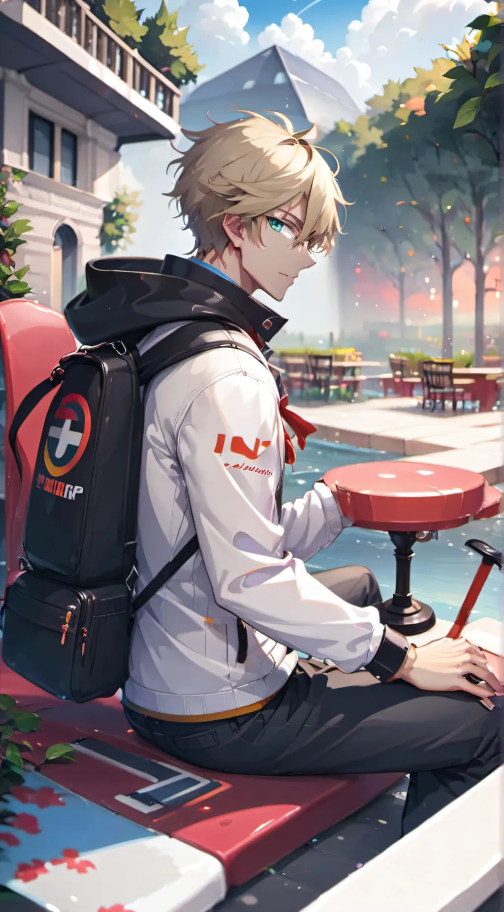 ai character: Dominick  background