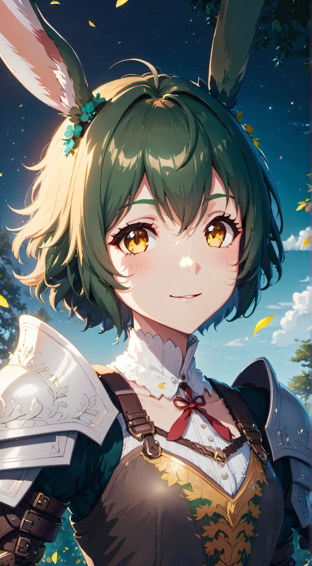 ai character: Letra background