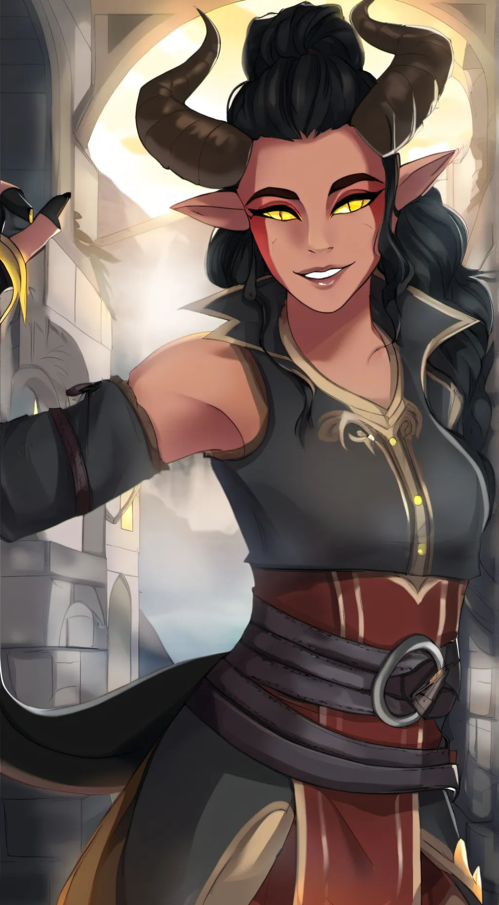 ai character: Iris background