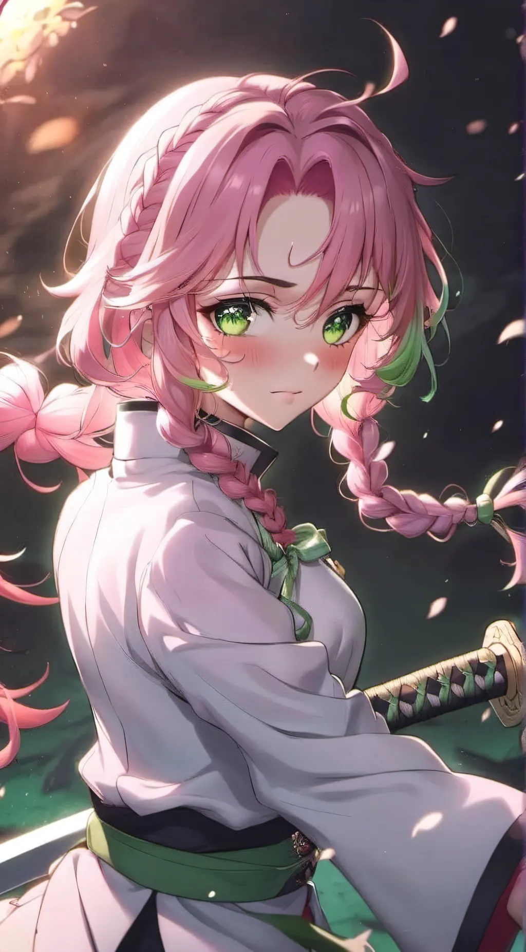 ai character: Mitsuri background