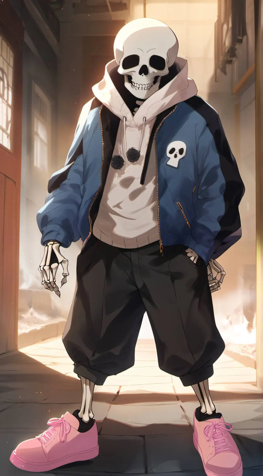 ai character: Sans background