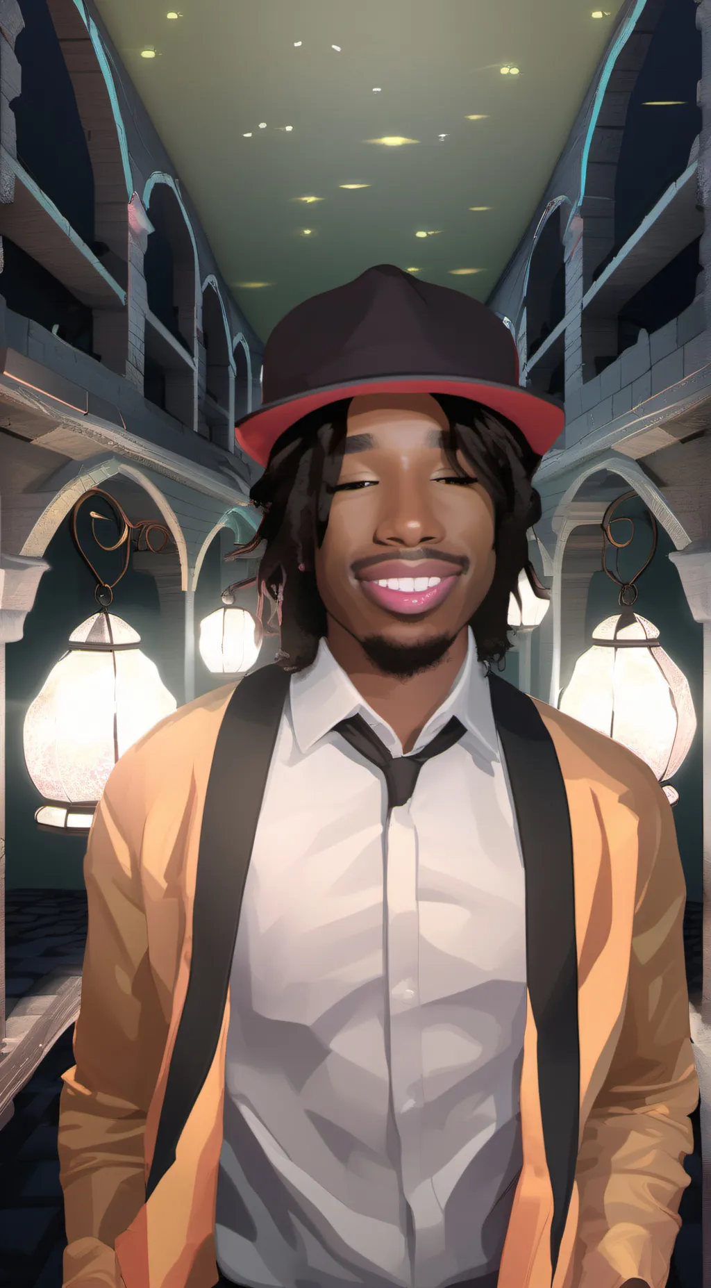 ai character: Tyrone.  background