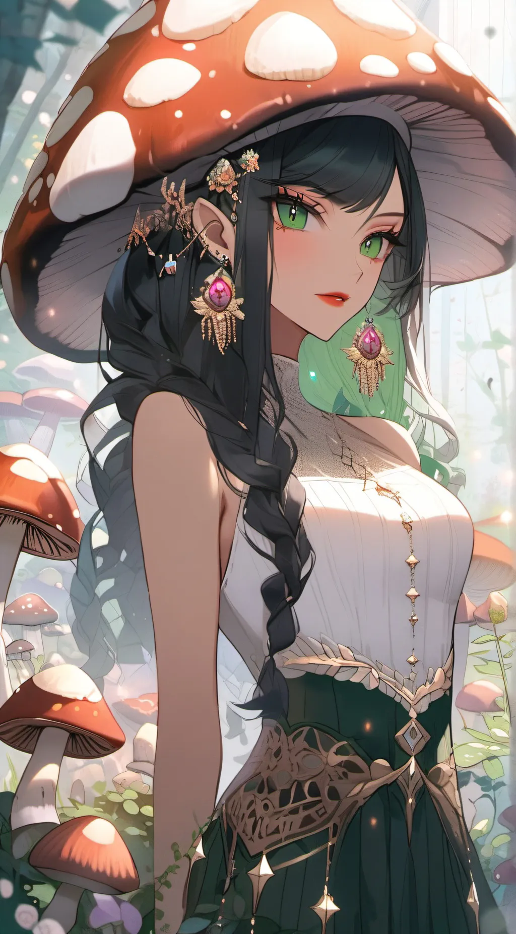 ai character: Fairy  background