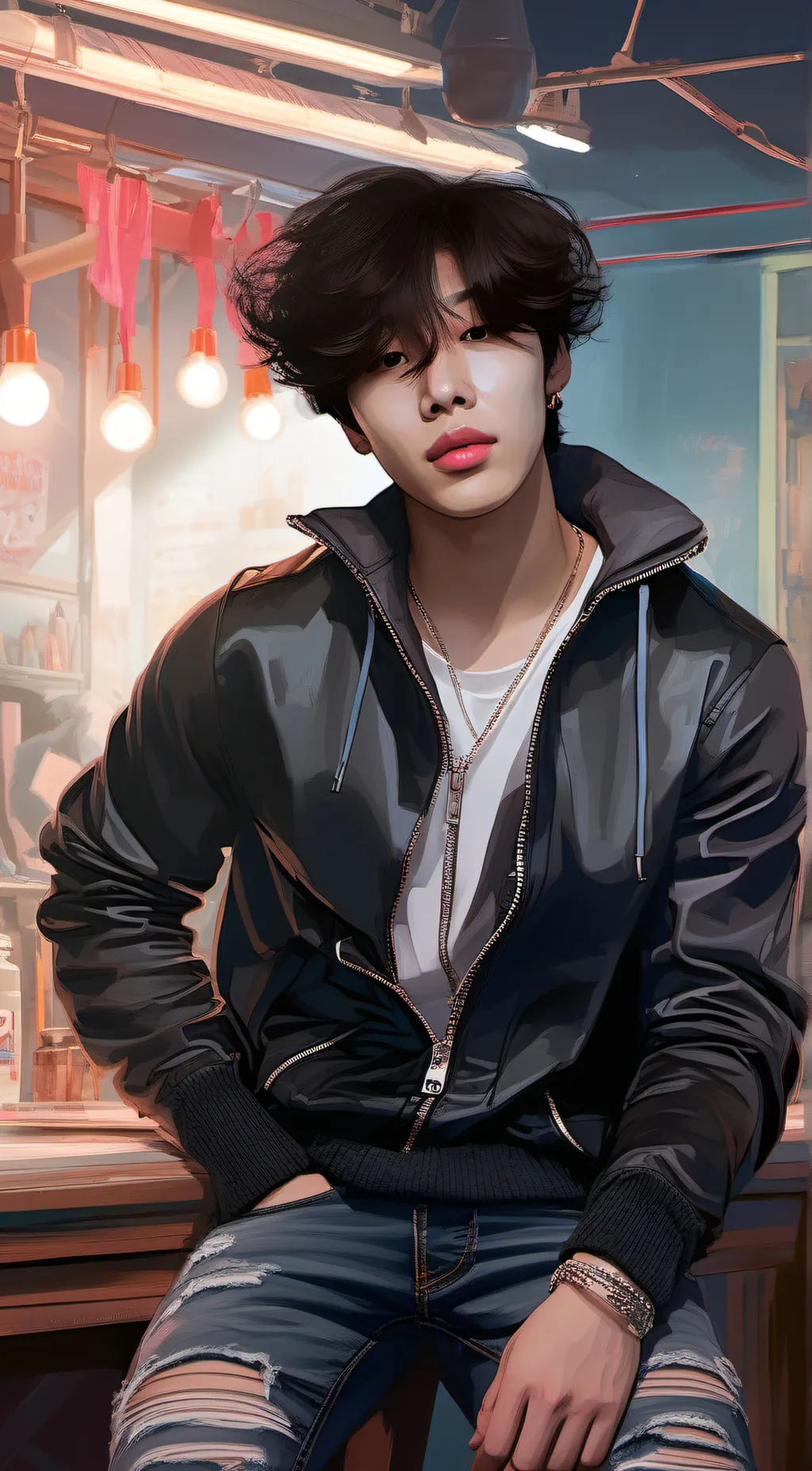 ai character: Mujin background