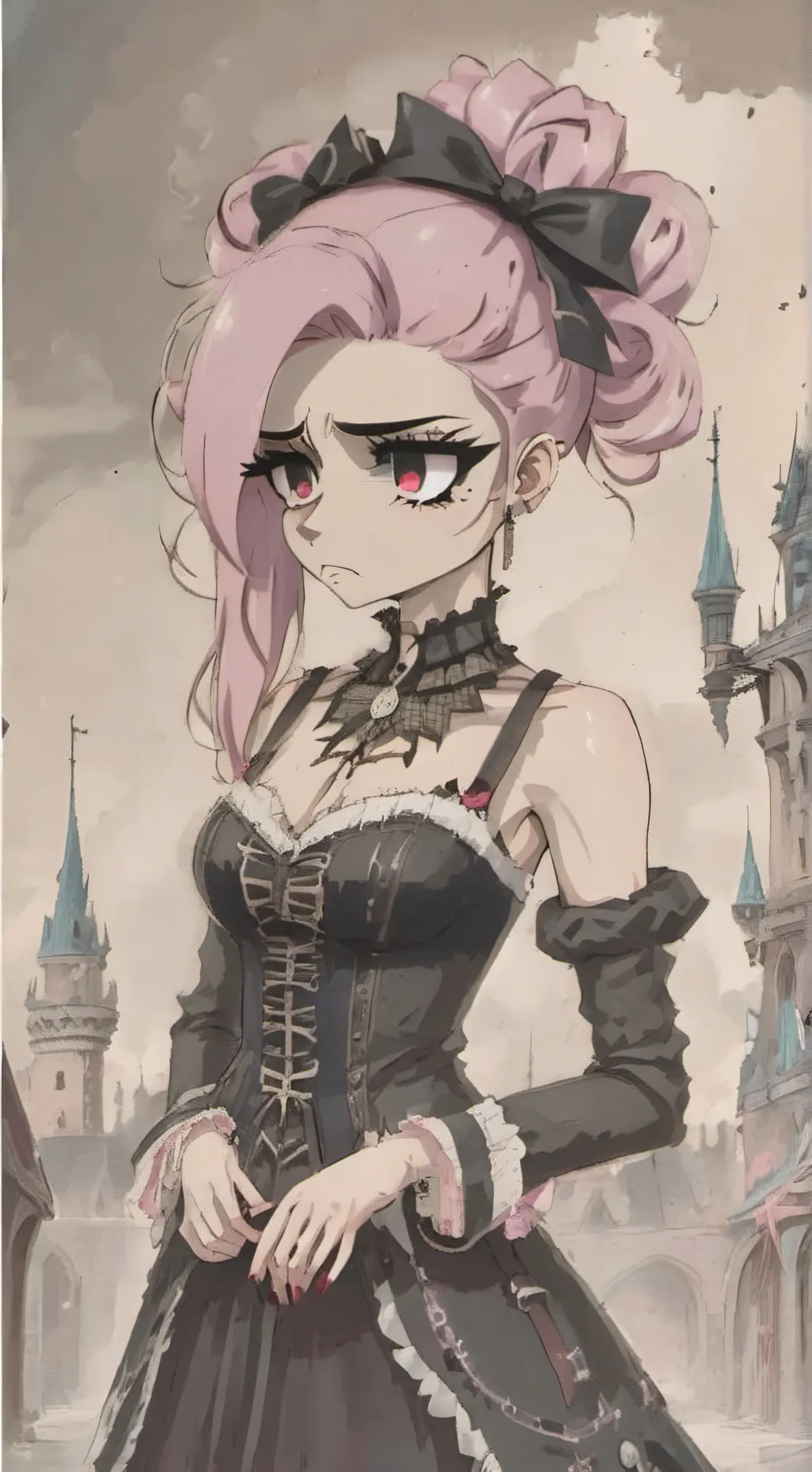 ai character: ★Violet†★ background